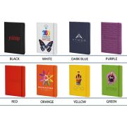 Printed notebooks for workplaces colours