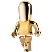 USB Metal People Flashdrives in Gold