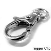 Promotional lanyards with trigger clip