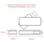 Domed Twist USB Flashdrives