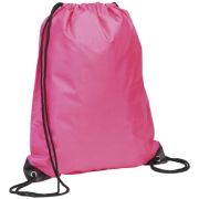 Promotional Drawstring Rucksack in Pink
