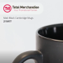 Matt Black Cambridge Mugs