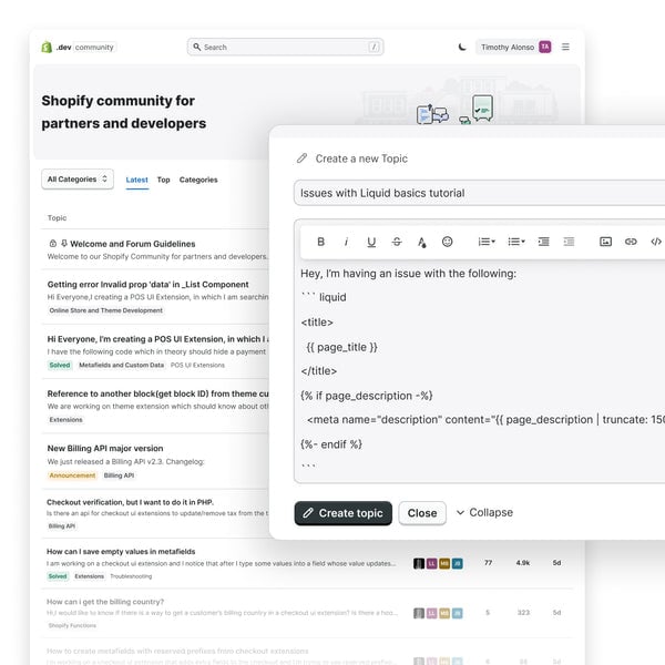 kosr developer shopify