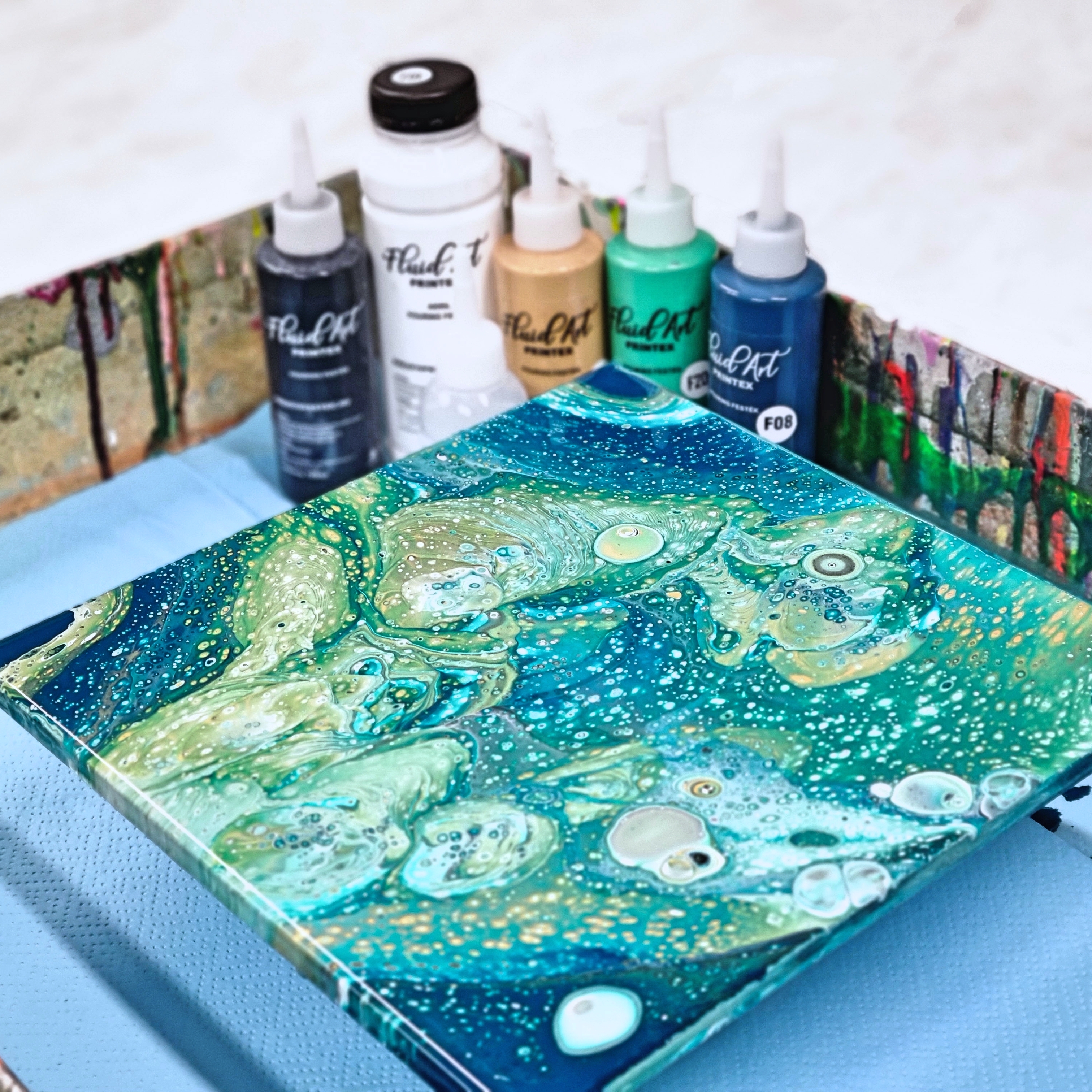 Fluid Art in progress