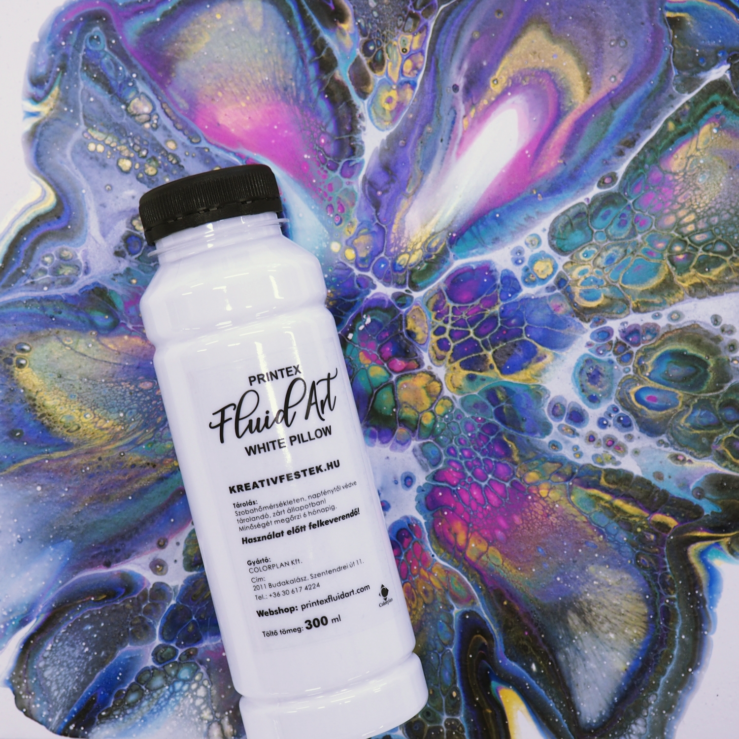 Printex Fluidart White pillow