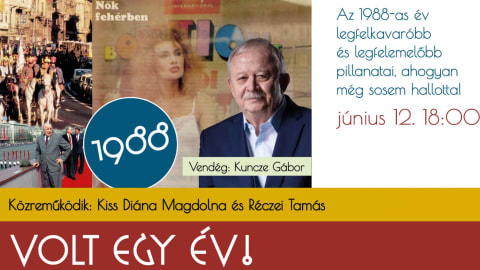 Volt egy év! 1988. - Vendég Kuncze Gábor