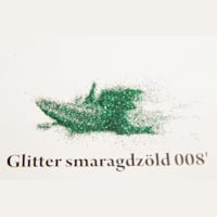 Glitter (csillámpor) smaragdzöld 008' 200 mikronos szemcseméret 572