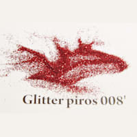 Glitter (csillámpor) piros 008' 200 mikronos szemcseméret 580