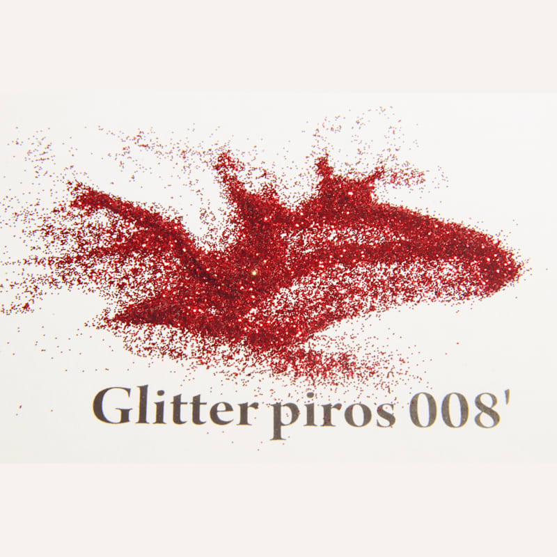 Glitter (csillámpor) piros 008' 200 mikronos szemcseméret 580