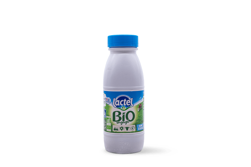 Lait Demi-Écrémé BIO 50cl Lactel — livré au bureau