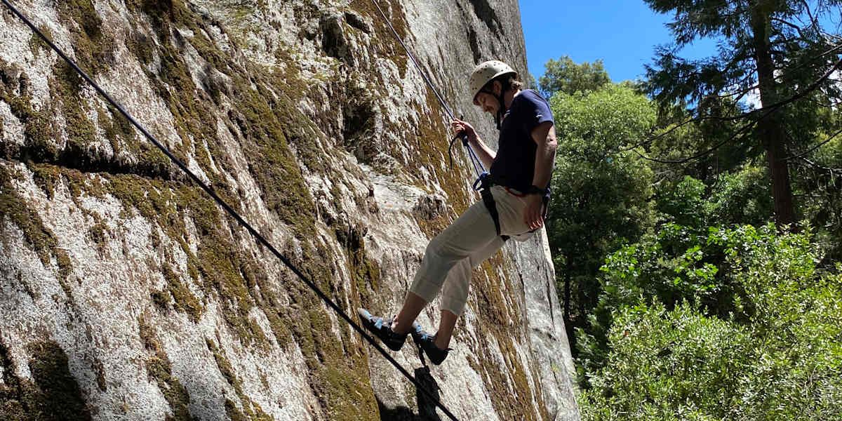 Try rock climbing (at your level) and Hike the Lower Yosemite Falls