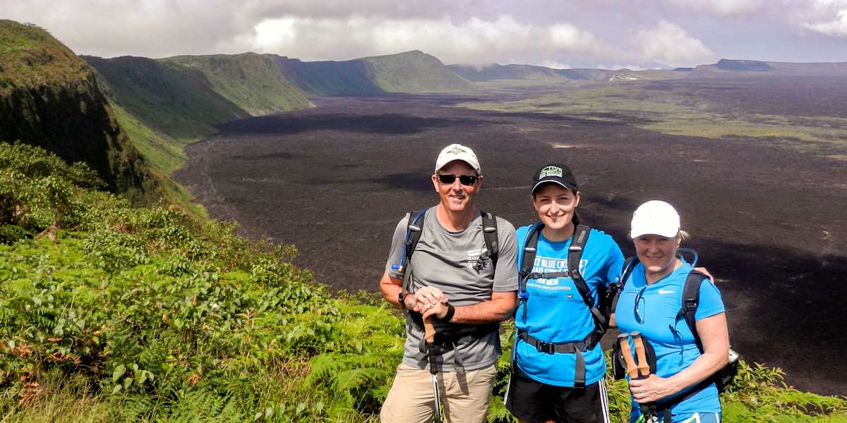 Sierra Negra Volcano, Bike to Loberia Beach