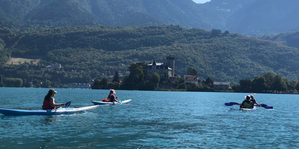 Sea kayak Lake Annecy, visit old town Annecy