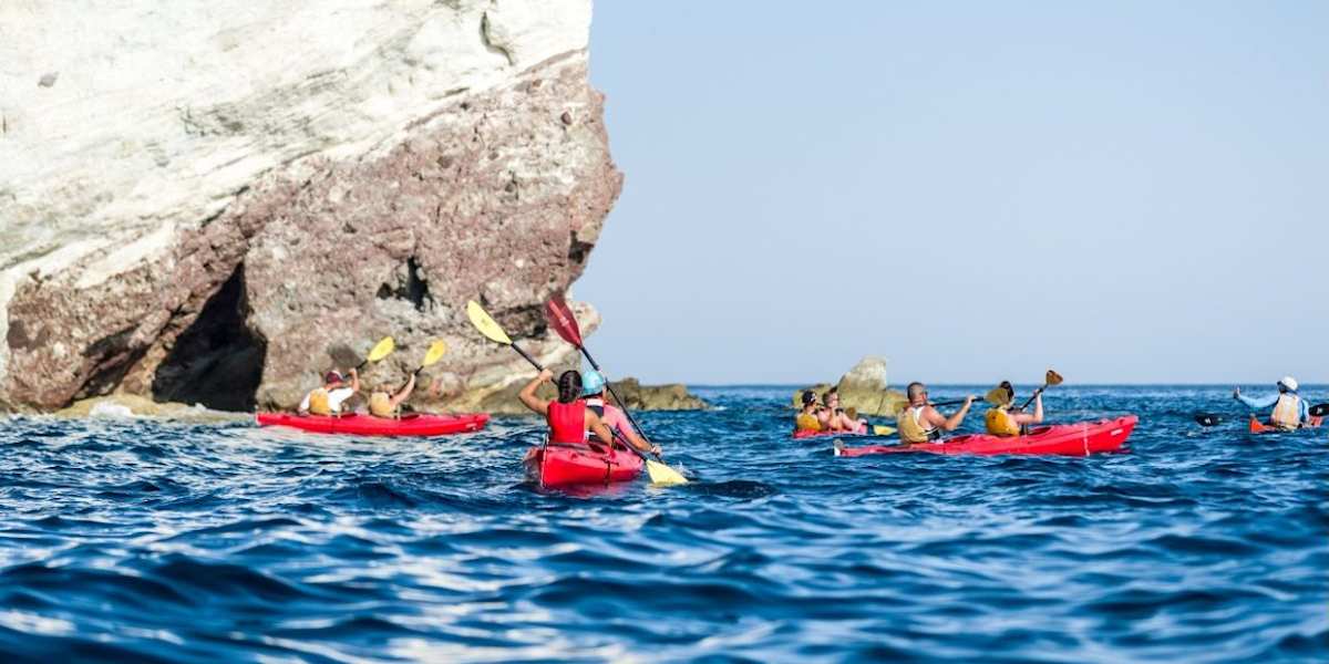 Free time in Santorini, Sea Kayaking Santorini
