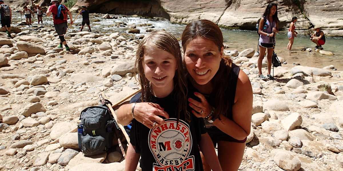 Hiking the Narrows in Zion National Park