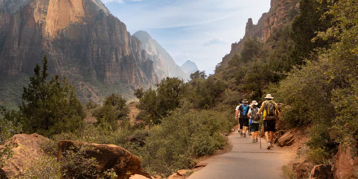 Birdseye Trail hike, explore and hike Zion National Park
