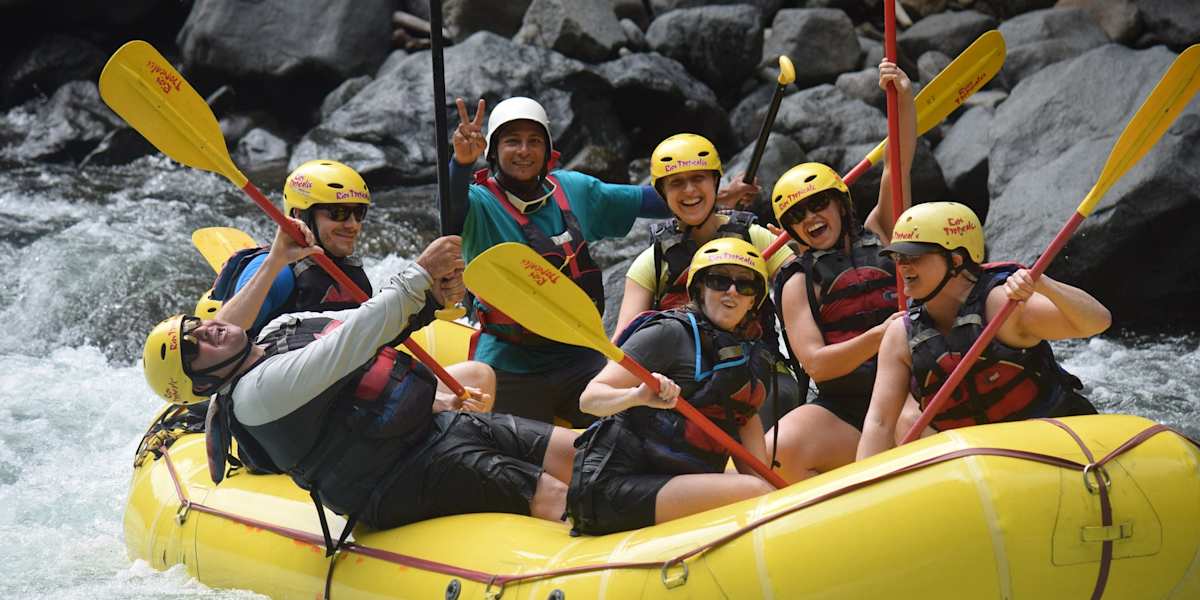 Whitewater Rafting,  Hike to La Fortuna Waterfall
