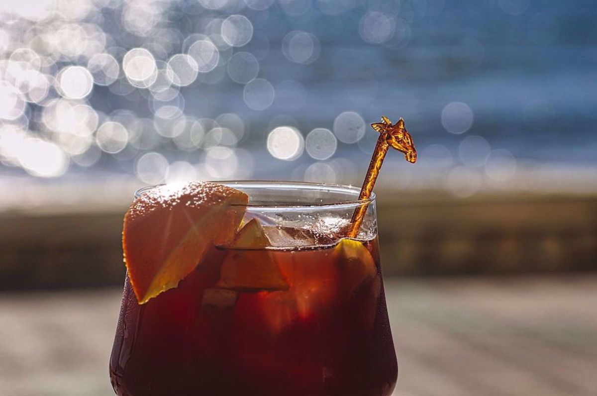 Catalonia Costa Brava Bike Tour Sangria drink