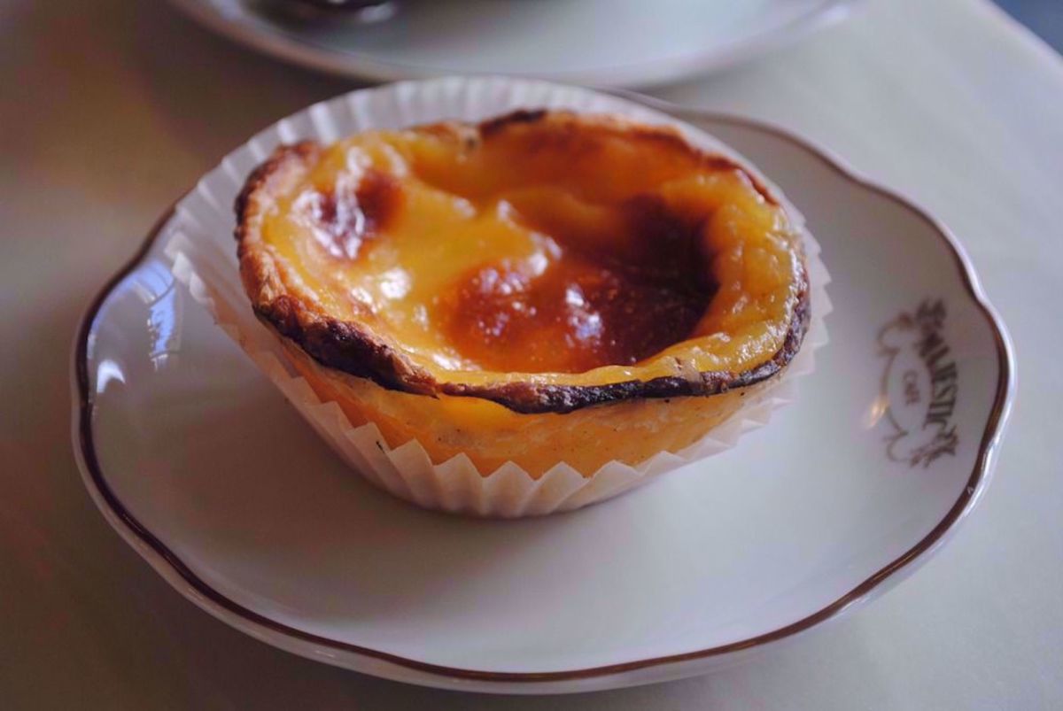 Portugal Beaches & Castles Bike Tour Custard tart