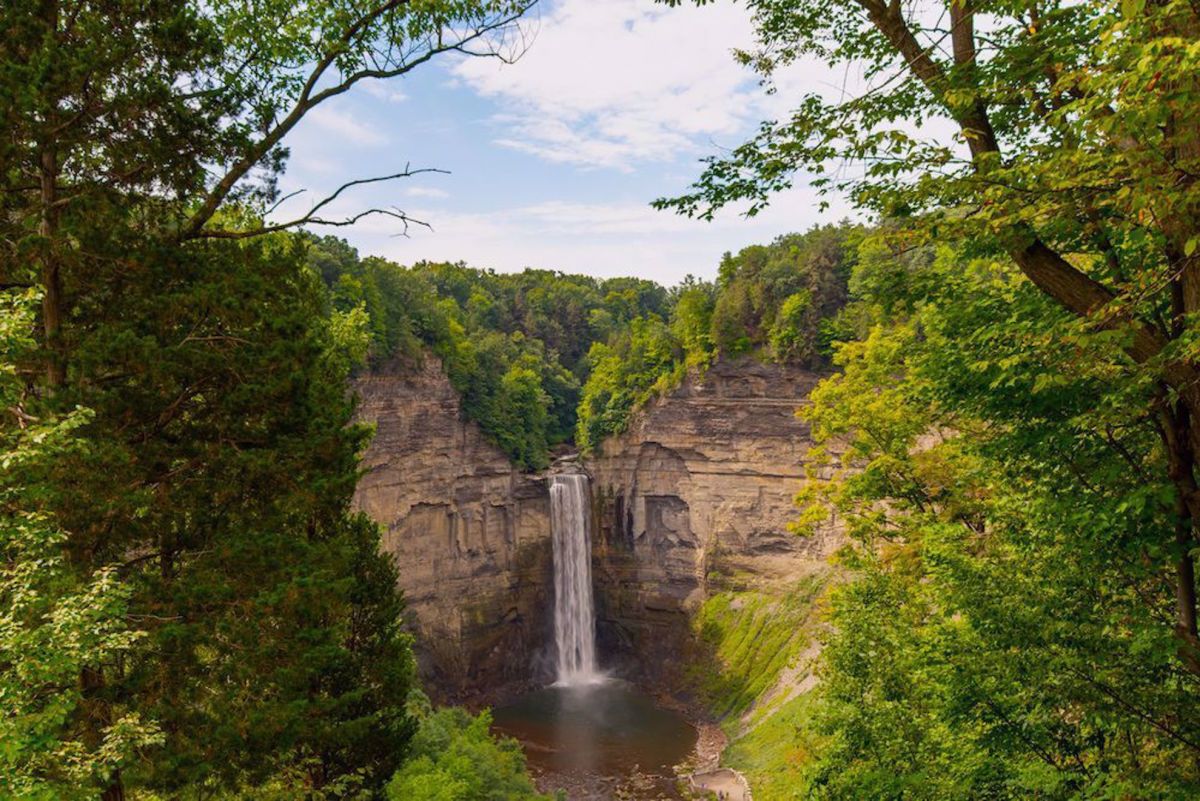 Finger Lakes Getaway Bike Tour Taughannock Falls