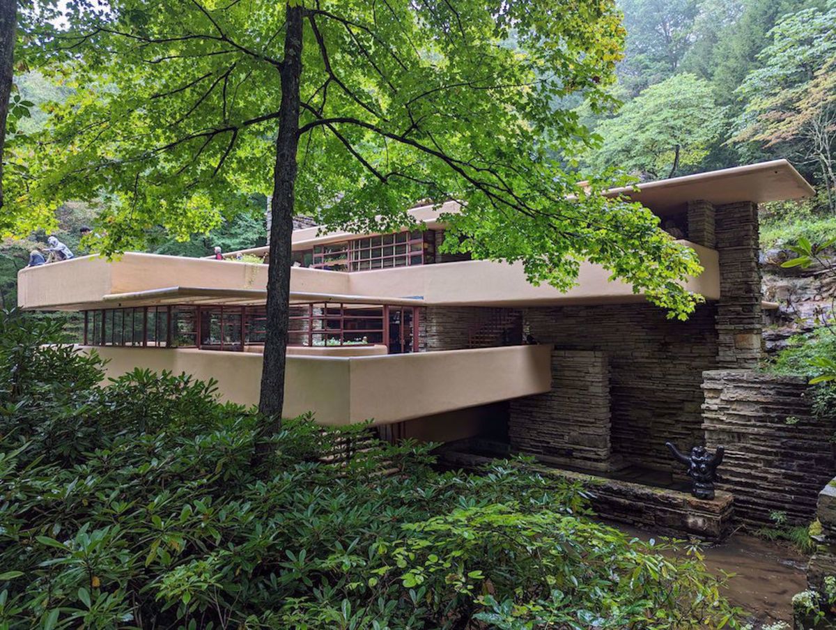 Great Allegheny Passage Bike Tour Frank Lloyd Wright designed house