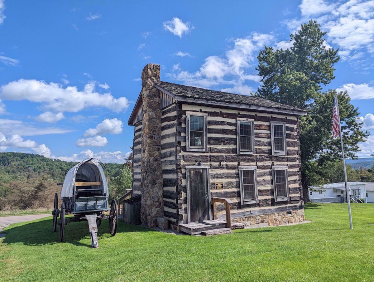Great Allegheny Passage Bike Tour Historic house along trail