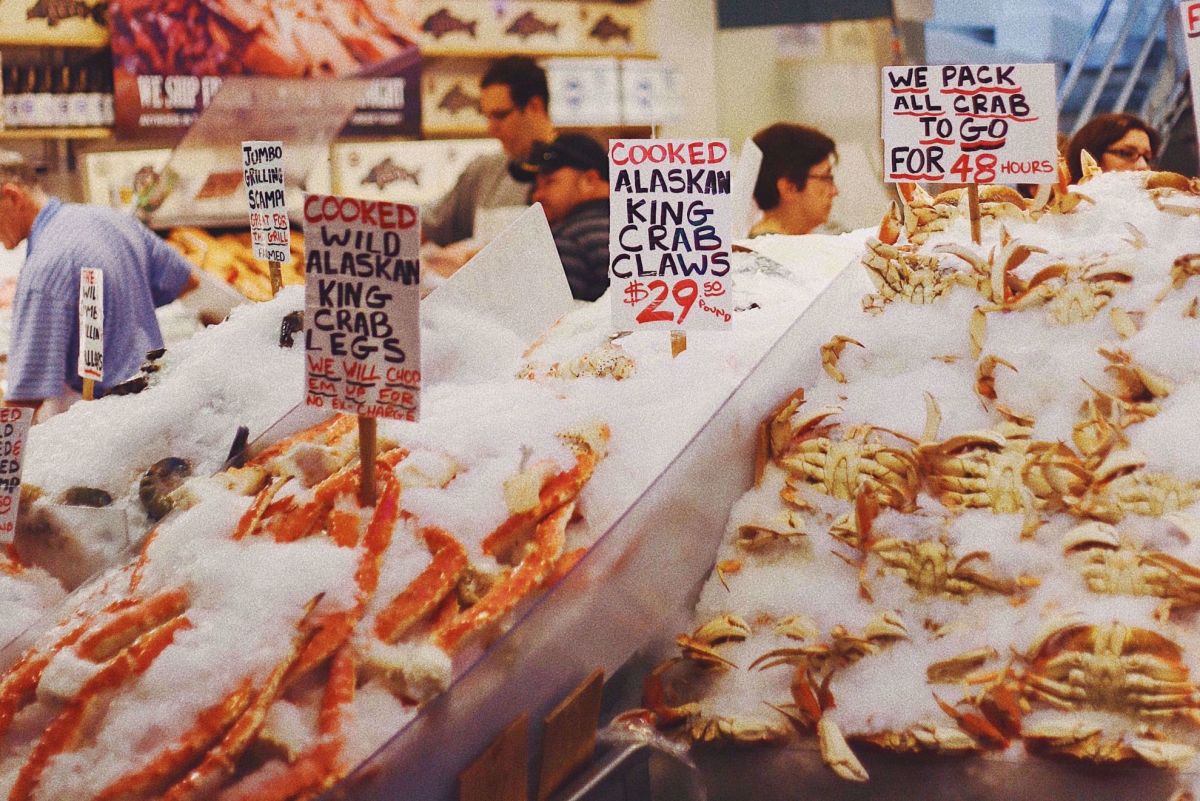 Washington Cascades Trails Bike Tour Alaskan Crab Market