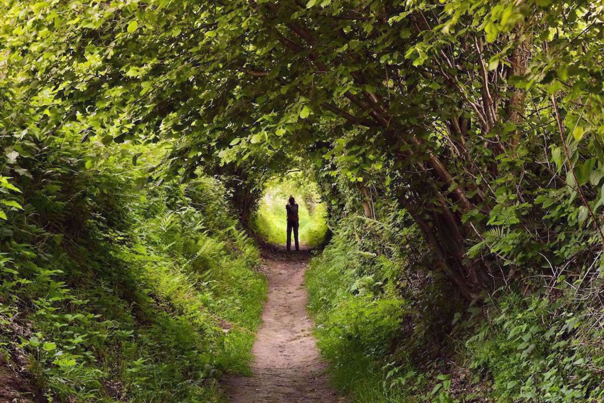 Woodstock Self Guided Bike Tour Tunnel trail