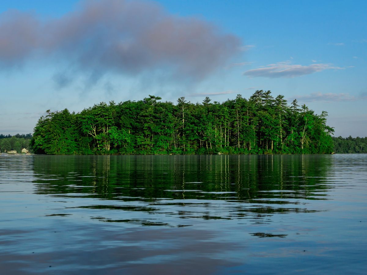 Forest island New Hampshire Getaway Bike Tour