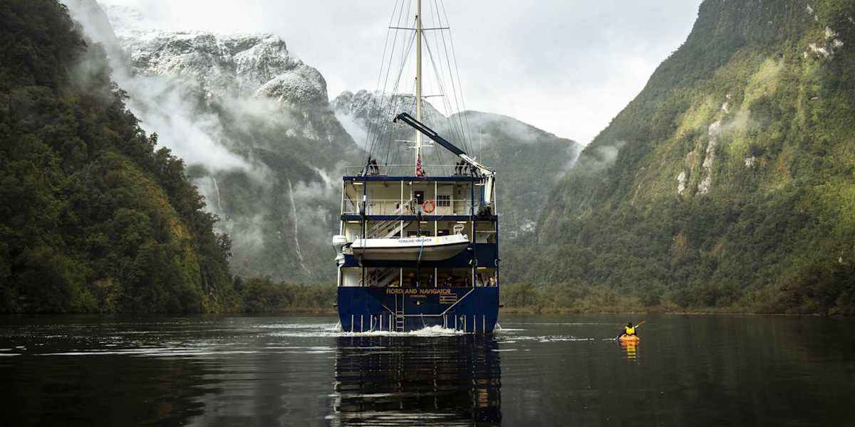 Cruise Out of Doubtful Sound, Hike the Kepler Track, and Dinner in Te Anau