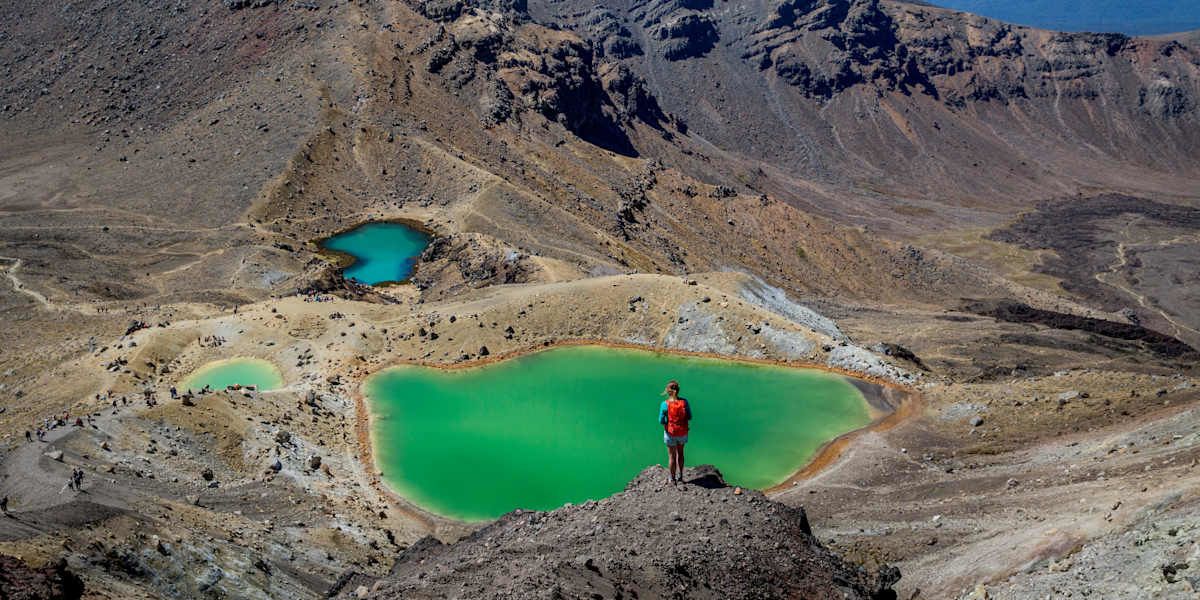 Hike Tongariro National Park, soak in hot pools