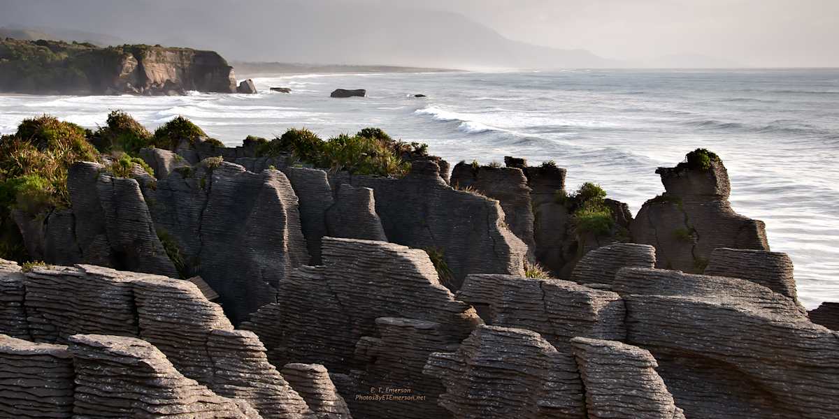 Cape Foulwind, Truman Track and Pancake Rocks on the West Coast