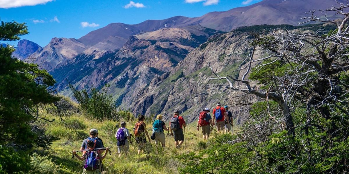 Hike to Huemul Glacier Views, boat cruise on Lago del Desierto, hike to Sentinel viewpoint