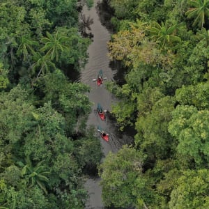 Im Wilden Westen Kambodschas ab Siem Reap: activities: Cardamom Tented Camp | Kajak