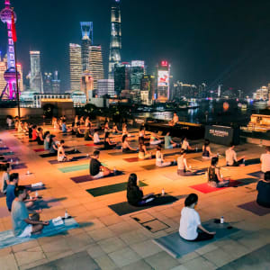 The Peninsula Shanghai:  Moonlight Yoga