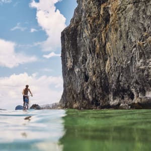 El Nido Resorts Miniloc Island in Palawan:  Pedalboarding