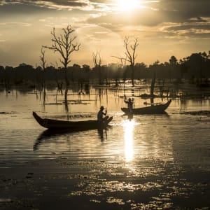 Amansara à Siem Reap:  Sunset Boating