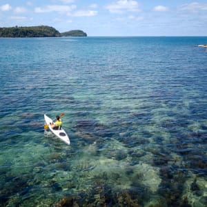 Six Senses Krabey Island in Koh Krabey:  Surf ski