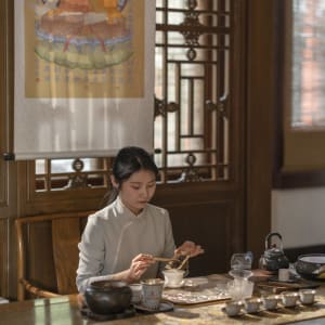 Aman Summer Palace à Pékin:  Tea Ceremony experience