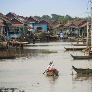 Amansara à Siem Reap:  Tonle Sap stilted village