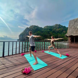 Cauayan Island Resort in Palawan:  Yoga