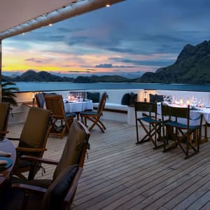 Kreuzfahrt ins Reich der Drachen (Flores - Bali) ab Labuan Bajo: Aqua Blu | Dining