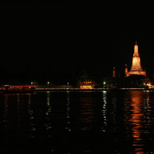 Chao Phraya by Night in Bangkok: Bangkok