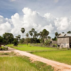 Im Wilden Westen Kambodschas ab Siem Reap: Battambang rural aerea
