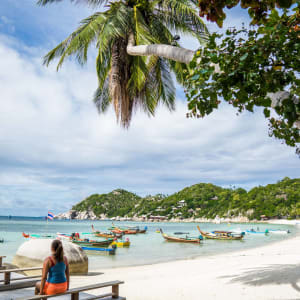 The Beach Club by Haadtien à Ko Tao: beach: 