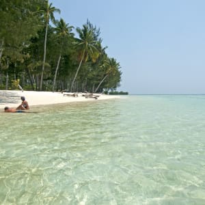 Kura Kura Resort in Karimunjawa:  Beach
