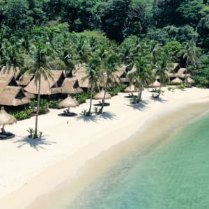 Cauayan Island Resort in Palawan:  Beach Area
