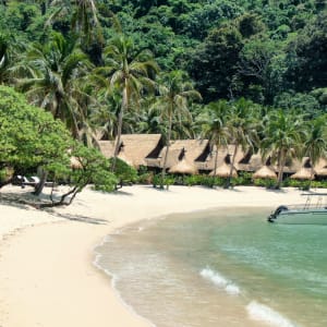 Cauayan Island Resort in Palawan:  Sandy Beach