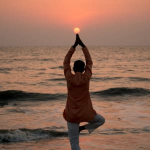 Neeleshwar Hermitage:  Yoga at Beach