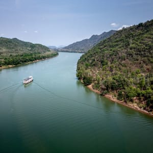 Magie du Mékong avec la «Bohème» de Vientiane: Beautiful view of Boheme cruising